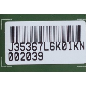 T-CON / HITACHI LJ92-35367L / 35367L / 15Y_65_FU11BPCMTA4V0.0 / MODELO 65R8	