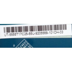 T-CON / SCEPTRE 55.55T17.C25 / 5555T17C25 / T500QVR01.0 Ctrl BD / 50T29-C03 / MODELO U55	