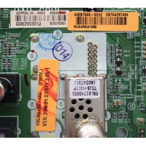 MAIN / LG EBT64297436 / EAX66851605(1.0) / 63642113 / MODELO 49LH5700-UD.AUSGLOR / PANEL NC490DUE-ABEX1	