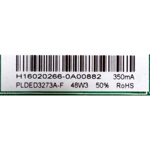MAIN / FUENTE / (COMBO) PROSCAN H16020266 / TP.MS3393T.PB758 / MODELO PLDED3280A-B / PANEL PLDED3273A-F	
