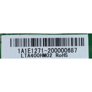 MAIN / SCEPTRE 1A1E1271 / T.RSC8.6A 11105 / MODELO X402BV-FHD / PANEL LTA400HM01	