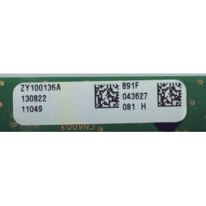 MAIN / SONY ZY100136A / 1P-012CJ00-4012 / 1P-012CJ00-4010 / ZY100136A 891D / E253117 / PANEL LSY320AN02-001 / MODELO KDL-32R400A