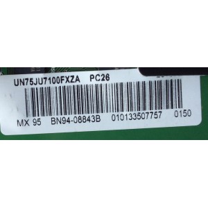 SUB T-CON PARA TV SAMSUNG / NUMERO DE PARTE BN94-08843B / BN97-09400A / BN41-02417A / BN9408843B / PANEL CY-GJ075FLLV1H / MODELOS UN75JU7100 / UN75JU7100FXZA / UN75JU7100FXZA TS01 / UN75JU7100FXZA US02