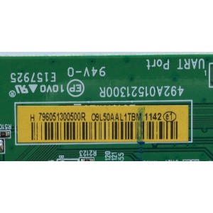 MAIN / SHARP 9JY796051300500 / 796051300500R / 492A01521300R / PANEL V420H2-L01 Rev.C1 / MODELO LC-42SV49U