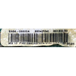 MAIN / SAMSUNG BN94-05500A / BN41-01799A / BN97-06528F / MODELO PN51E440A2FXZA / PANEL S51AX-YD01 / S51AX-YB01	