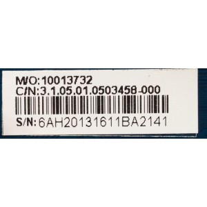 MAIN / RCA 6AH2013 / CV3458H-A / MODELO RLDED5098-UHD	