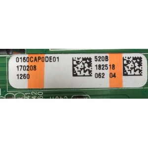 MAIN / VIZIO 0160CAP0DE01 / 0160CAP0DE01 520 / 1P-0168X00-4012 / 520B / MODELO E60-E3 LFTRVUCT	