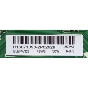MAIN FUENTE / (COMBO) PARA TV ELEMENT / NUMERO DE PARTE H16071098 / TP.MS3393T.PB758 / MODELO ELEFW328