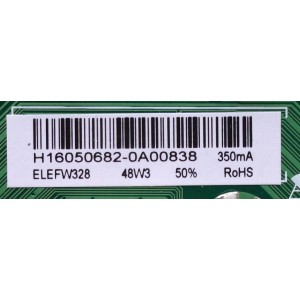 MAIN / FUENTE / ELEMENT H16050682 / TP.MS3393T.PB758 / MODELO ELEFW328	