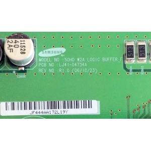 F-BUFFER / SAMSUNG LJ92-01444A / LJ41-04734A / BN96-04579A / 996500044492 / 444AA1 / REV: R1.0 / REV:AA1 / PANEL S50HW-YD02 / S50HW-YB02 / MODELO  50PDP5332D/37 / P50HDTV20A / DP50747 P50747-00 / HPT5034X/XAC AK03 / VP50HDTV20A