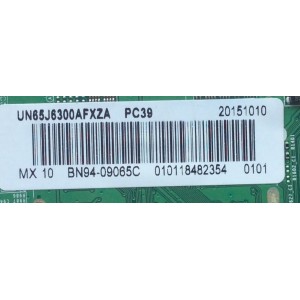 MAIN PARA TV SAMSUNG / NUMERO DE PARTE BN94-09065C / BN41-02353B / BN97-10058M / BN9409065C / PARTE SUSTITUTA BN96-35079B / PANEL CY-GJ065CSAV1H / MODELOS UN65J6300 / UN65J6300AFXZC / UN65J6300AFXZA BH02