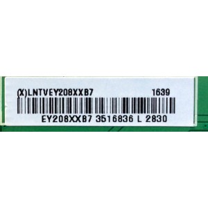 DRIVER / VIZIO LNTVEY208XXB7 / 715G7159-P01-001-004Y / (X)LNTVEY208XXB7 / MODELO D50U-D1 LTCWTQGS / PANEL TPT500U1QVN03U	