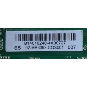 MAIN / SANYO B14010240 / 02-MB3393-COS001 / T.MS3393T.78 / 3MS3393X-3 / MODELO DP65E34 P65E34-00 / PANEL V650HP1-LS6 REV.E1	