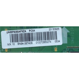 MAIN / SAMSUNG BN94-06740B / BN41-01958B / BN97-07704A / SUSTITUTA BN94-06168U / MODELO UN55F6350AFXZA TH01 / PANEL CY-HF550CSLV1H-DW39	