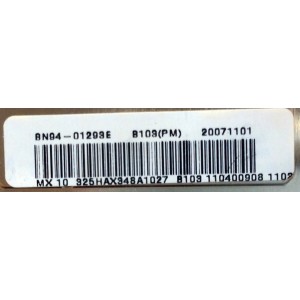 MAIN / SAMSUNG BN94-01293E / BN41-00817F / BN97-01586E / SUSTITUTA BN94-01293F / MODELO LNT3242HX/XAC CM12 / PANEL V315B1-L01 REV:C3	