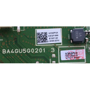 MAIN / EMERSON A3AQFMMA-001 / A3AQFUH / BA4GU5G0201 3 / A3AQF-MMA / MODELO LF461EM4 A DS3 / PANEL U3GQ0XH	