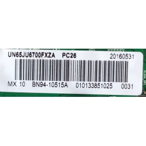 MAIN / SAMSUNG BN94-01515A / BN41-02344D / BN97-10836A / MODELO UN65JU6700FXZA DS06 / PANEL CY-WJ065FGAV5H-HW22	