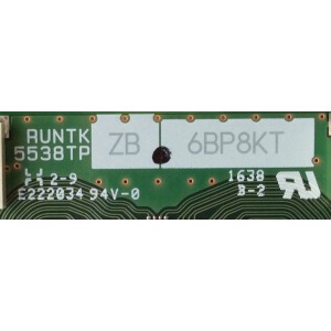 T-CON PARA TV SAMSUNG HD SMART TV / NUMERO DE PARTE RUNTK5538TPZB / 5538TPZB / E222034 / PANEL CY-GJ040BGSV4H / MODELOS UN40J5500 / UN40J5500AFXZA / ELST4017 F7FZM / ELST4017 H7FZM / PLDED4016A-H A1709
