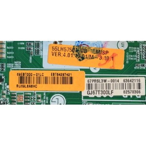 MAIN / LG EBT64297421 / EAX66851605(1.0) / 65EBT000-011V / 63642116 / 82570306 / PANEL NC550DUE-VCCP3 / MODELOS 55UH6090-UF BUSFLJR / 55LH5750-UB BUSCLOR