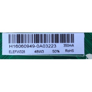 MAIN / FUENTE / ELEMENT H16060949 / TP.MS3393T.PB758 / 20EB / MODELO ELEFW328	