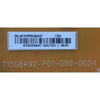 LED DRIVER / VIZIO LNTVGY25GXAG7 / 715G8492-P01-000-002H	/ 715G8492-P02-000-002H / MODELO E65-E1	