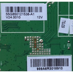 MAIN / RCA 999A6R / JUC7.820.00121165 / 55G850121538-A1 / HLS43C / PANEL C550F16-E5-H(G80) / MODELO LED55E45RH