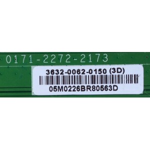 MAIN / VIZIO 3632-0062-0150 / 0171-2272-2173 / MODELO VX32LHDTV10A	