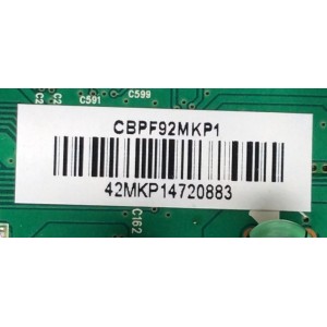 MAIN / SHARP CPBF92MKP1 / 715T3252-3 / MODELO LC-42SB45U / PANEL V420H1-L15 REV.C1	