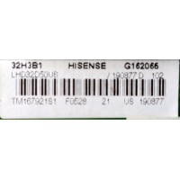 MAIN / HISENSE 190877 D / LHD32D50U8 / TP.MS3393.PB851 / MODELO 32H3B1 / PANEL JHD315DH-E81	