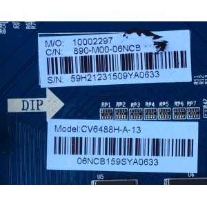 MAIN / PANASONIC / 890-M00-06NCB / 10002297 / CV6488H-A / MODELO TC-65CX420U