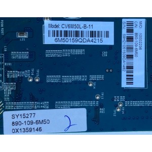 TARJETA INTERFACE FRC  890-109-6M50 / CV6M50L-B-11 / SY15277 / 10002236  /MODELO TC-55CX420U