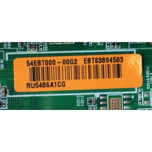 MAIN / LG EBT63894503 / EAX66208202 / RU5486A1CG / 54EBT000-00G2 / MODELO 65UF7690-UH BUSYLJR	