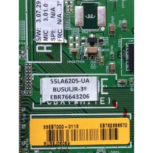 MAIN / LG EBT62368572 / EBR76643206 / EAX64872104(1.0) / MODELO 55LA6205-UA BUSULJR / PANEL LA62M55T120V12
