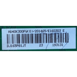 MAIN / SHARP 201465 / RSAG7.820.6841/ROH / 201465/E160303 / MODELO LC-40N5000U / PANEL HD400DF-E34	