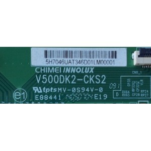 T-CON / HAIER 5H7046UAT / V500DK2-CKS2 / V500DK2-QS1 / MODELO 50EU5550 / PANEL V500DK2-QS1	