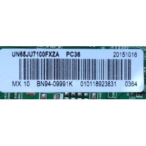 MAIN PARA TV SAMSUNG / NUMERO DE PARTE BN94-09991K / BN41-02356C / BN97-10228A / BN9409991K / PARTE SUSTITUTA BN94-09073K / MODELO UN65JU7100 / UN65JU7100FXZA IH02