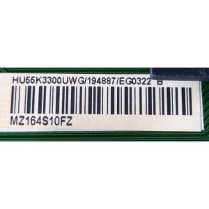 MAIN PARA TV HISENSE / NUMERO DE PARTE 194887 / HU55K330UWG / RSAG7.820.6591/ROH / PANEL  HD550DU-B52\LD\S2\GM\ROH / MODELO 55H8C