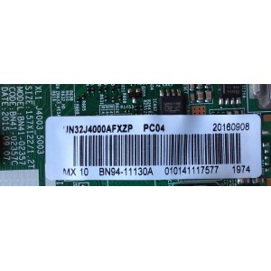 MAIN / SAMSUNG BN94-11130A / BN97-11395A / BN41-02357C / MODELO UN32J4000AFXZP LF05 / JJ032AGE-R1 RR01	