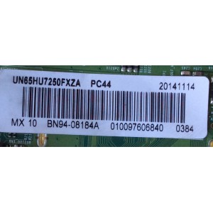 MAIN PARA TV  SAMSUNG NUMERO DE PARTE BN94-08184A / BN97-08902A / MODELO UN65HU7250FXZA UH02 / PANEL CY-VH065FGLV2H	