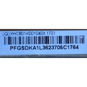 MAIN / VIZIO XHCB01K001 / XHCB01K001040X / 715G8435-C01-000-004T / MODELO D24hn-E1 LTTUVSBT / PANEL TPM236WH2-WHBN00.K  REV:5945