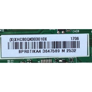 MAIN / VIZIO XHCB0QK0030 / (X)XHCB0QK003010X / 715G8547-M0B-B00-005K / MODELO E55-E1 LTM7VIAT