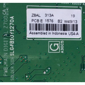 MAIN / SANYO 1LG4B10Y1270A Z8AL / 1LG4B10Y1270A / Z8AL / MODELO DP50E84 P50E84-00 / PANEL T500HVN04.6	