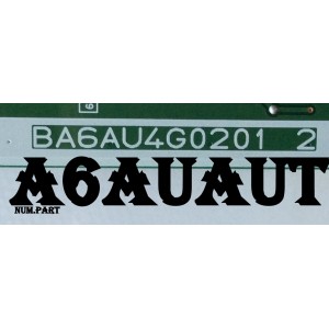 MAIN / SANYO A6AUAUT / BA6AU4G0201 2 / MODELO FW50D36F / PANEL U6DUOXT	