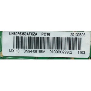 MAIN / SAMSUNG BN94-06168V / BN97-07073Z / BN41-01958A / MODELO UN60F6350AFXZA HS01 / PANEL CY-HF600CSSV1H	