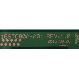 LED DRIVER PARA TV SONY / NUMERO DE PARTE 16STO80A-A01 / 16STO80A-A01 REV:1.0 / 842974TG / 16ST080A-A01 / PANEL YD6S750DTD01 / MODELO XBR-75X940D / XBR75X940D