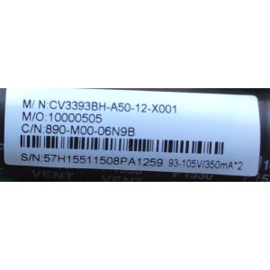 MAIN / FUENTE / ELEMENT 890-M00-06N9B / CV3393BH-A50 / CV3393BH-A50-12-X001 / MODELO ELEFT506  / PANEL T500HVN08.2