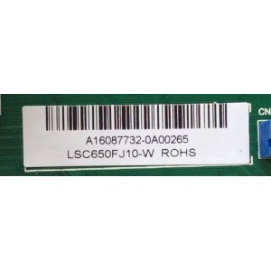 MAIN / SCEPTRE A16087732 / T.MS3458.U752 / MODELO U65 SFIV58BA / PANEL LSC650FJ10-W