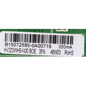 MAIN / FUENTE / HAIER B15072585 / TP.MS3393.PB812 / MODELO 32E2000