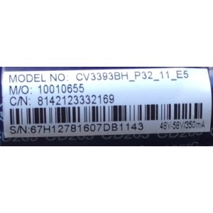 MAIN / PROSCAN 67H1278 / CV3393BH-P32 / MODELO PLDED3280A-D / PANEL HV320WHB-N10