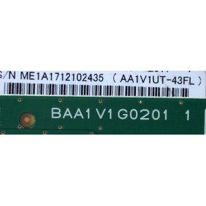 MAIN / FUNAI AA1V1UT-43FL / AA1V1UT / BAA1V1G0201 1 / PANEL UADVOXT  / MODELO 43PFL4902/F7